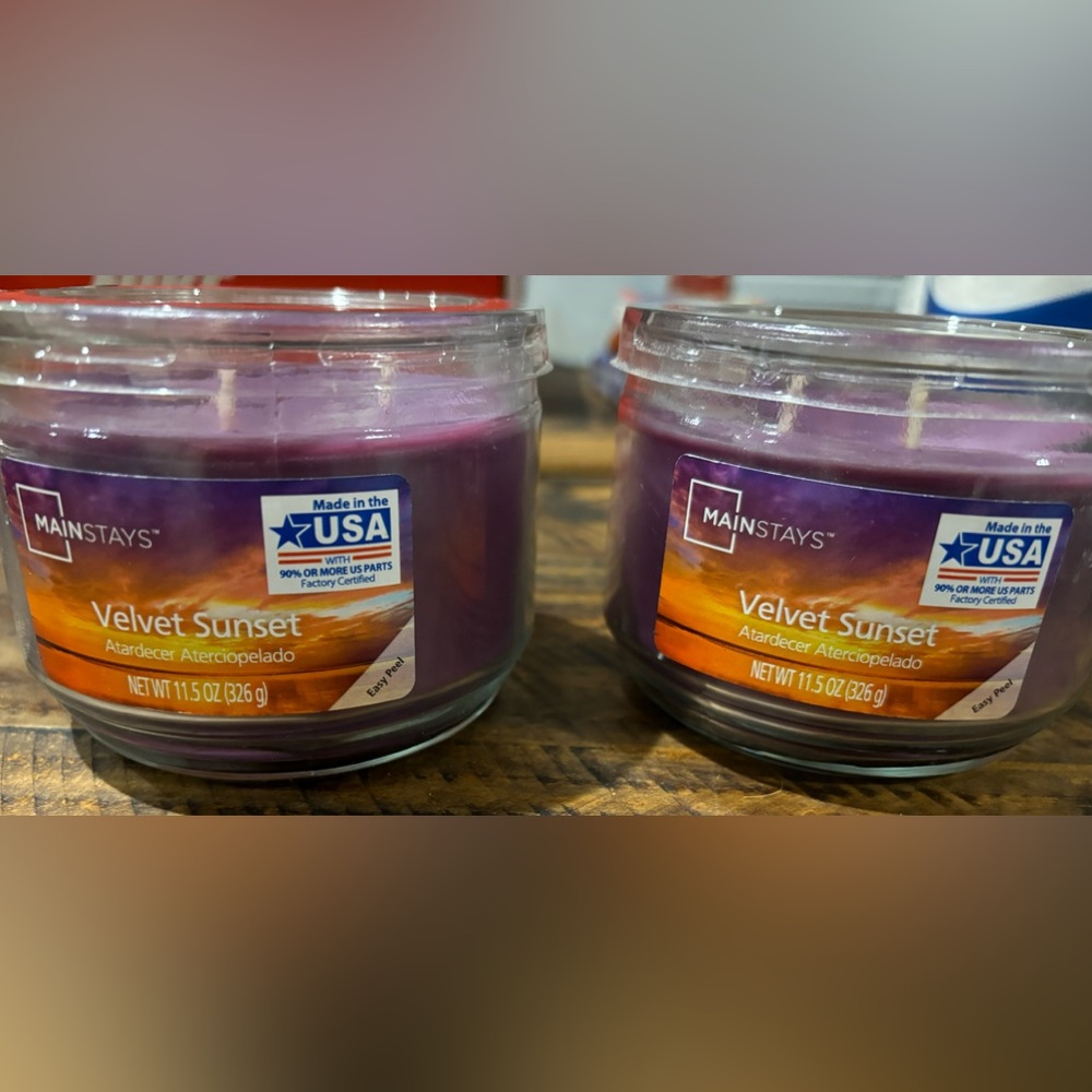 2 candles 11.5 oz Velvet Sunset
